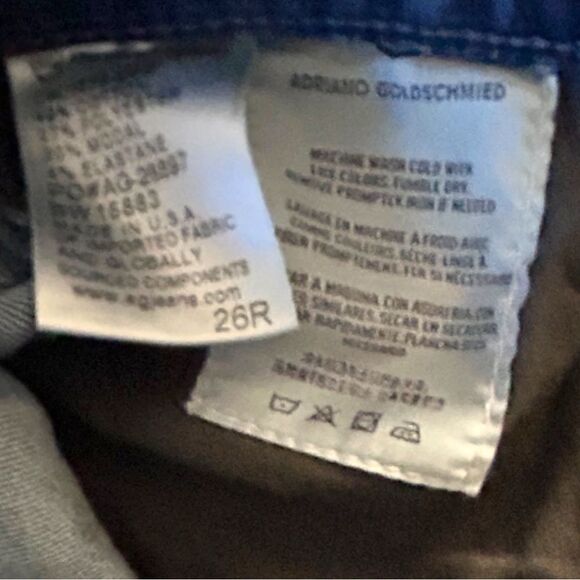 Adriano Goldschmied | AG Jeans | EUC The Farrah Skinny Size 26 R Retail $215 - Picture 12 of 16